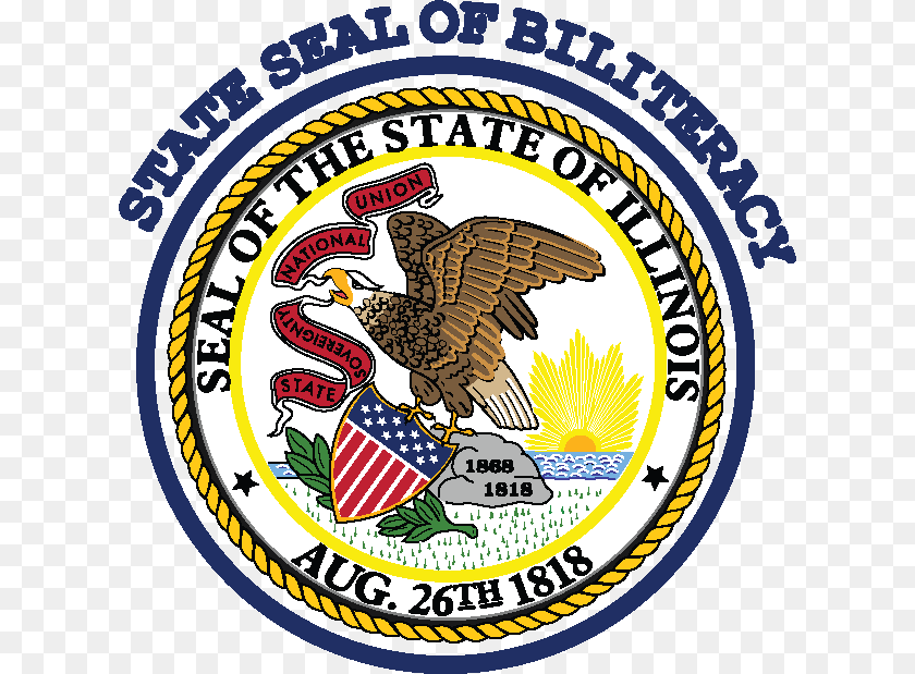Il Seal Of Biliteracy, Badge, Emblem, Logo, Symbol Clipart PNG