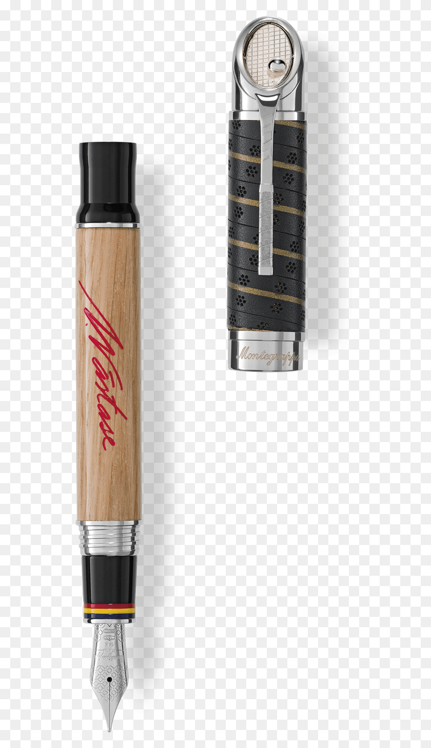 552x1395 Ilie Nastase Retro 73 Fountain Pen Rifle, Text, Bottle, Wood HD PNG Download