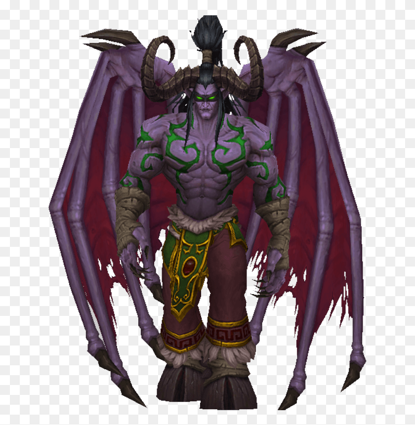 647x801 Illidan Stormrage Action Figure, World Of Warcraft, Person, Human HD PNG Download