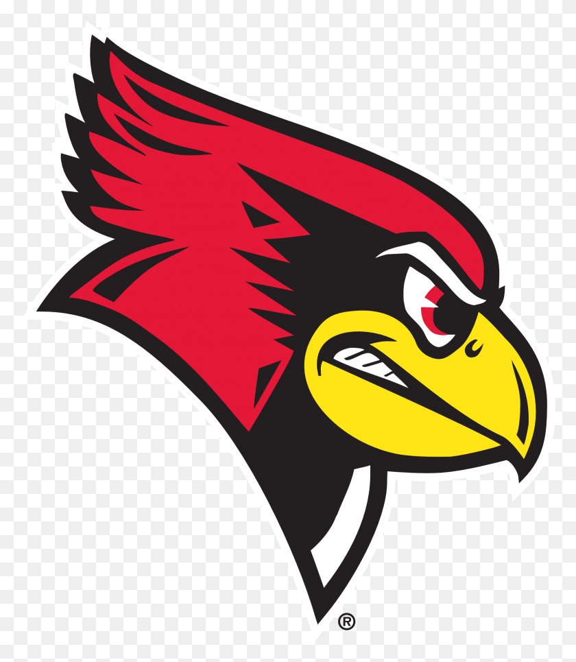 1895x2201 Логотип Redbird Государственного Университета Иллинойса, Символ, Птица, Животное Png Скачать