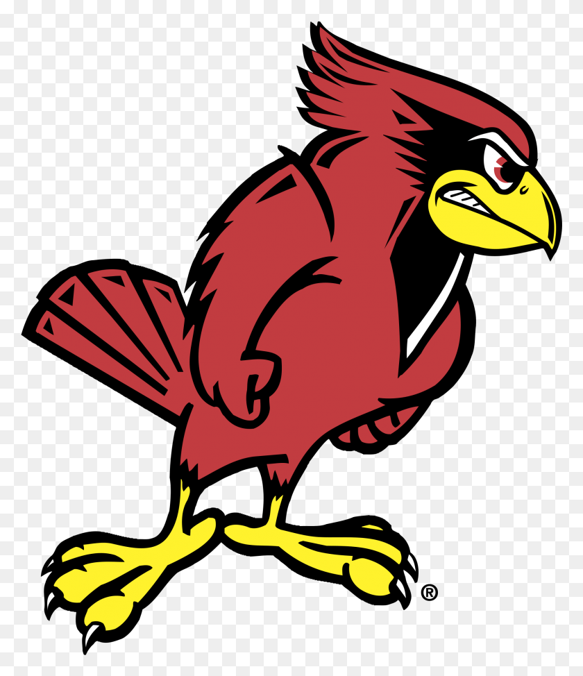 1869x2191 Illinois State Redbird Logo Transparent Illinois State University Redbird, Bird, Animal, Graphics HD PNG Download