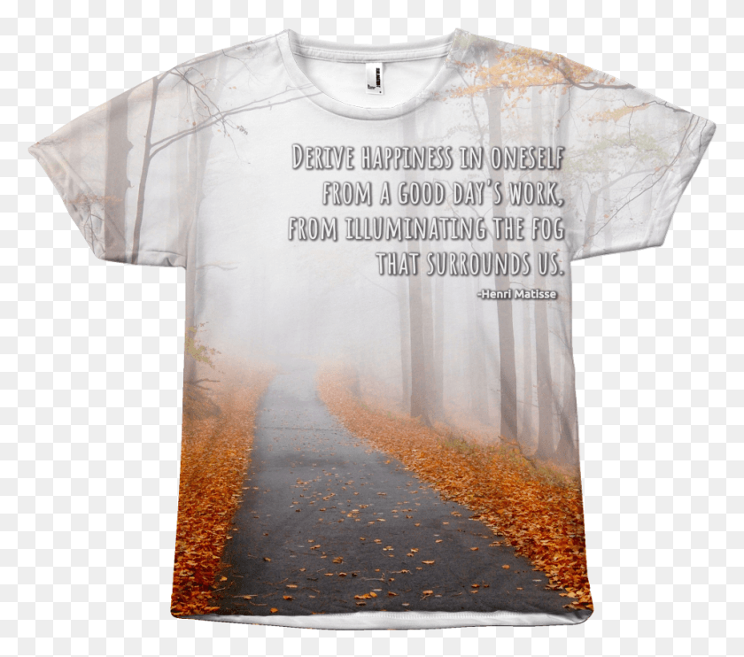 952x833 Descargar Ilumina La Niebla Otoño, Ropa, Camiseta, Camiseta Hd Png