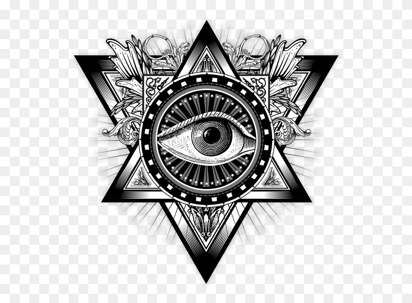 560x559 Illuminati, Emblem, Symbol, Logo HD PNG Download