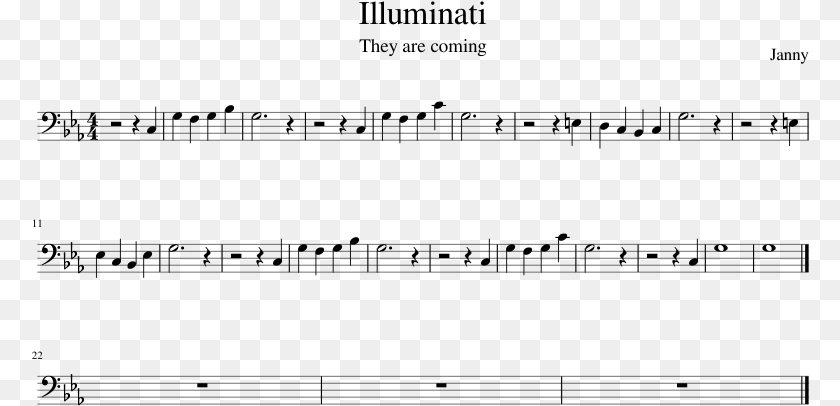 Illuminati Violin Sheet Music, Gray Clipart PNG