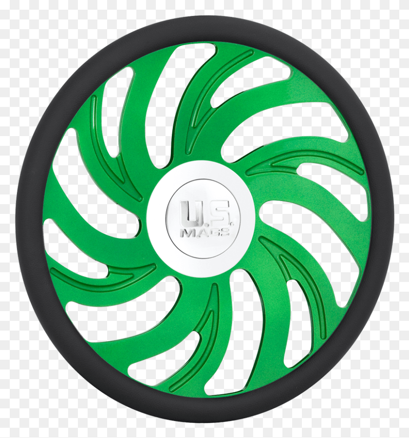 804x867 Illusion Green Ice Circle, Disk, Tire, Electric Fan HD PNG Download