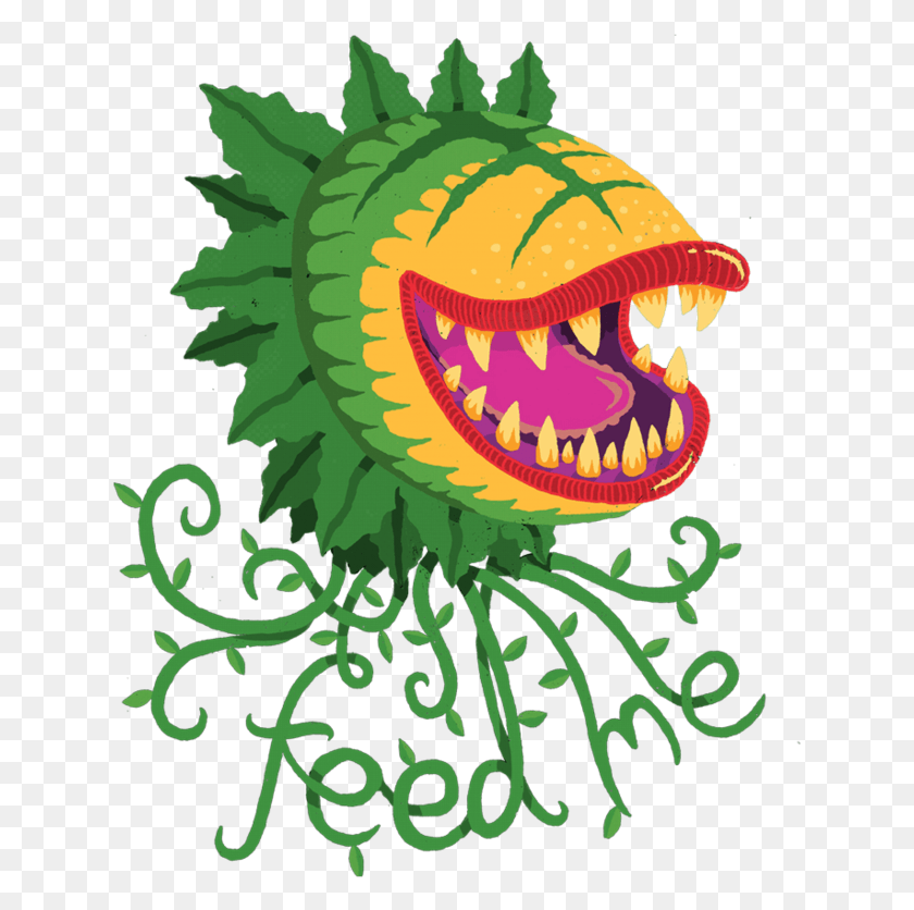 633x776 Illustration, Plant, Teeth, Mouth HD PNG Download