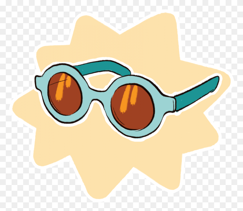 857x737 Ilustración, Ropa, Ropa, Gafas De Sol Hd Png