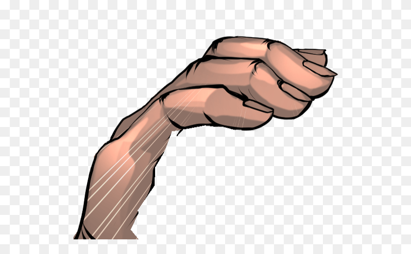 542x460 Illustration, Hand, Fist, Horse HD PNG Download