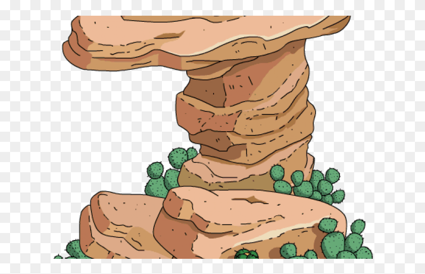 634x481 Illustration, Plant, Cliff, Outdoors HD PNG Download
