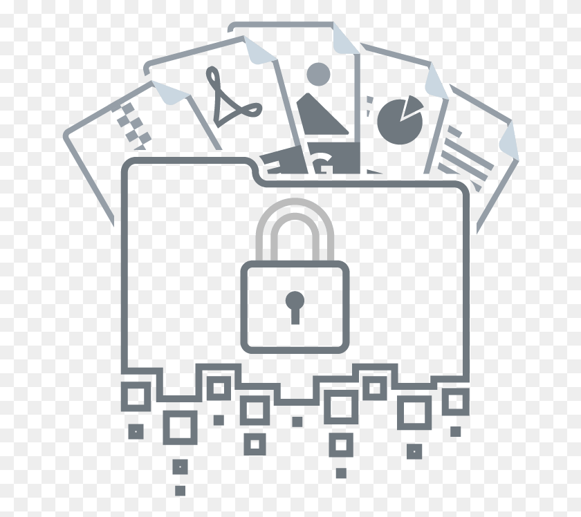 662x688 Illustration, Security, Lock HD PNG Download