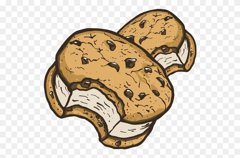 536x492 Illustration, Cookie, Food, Biscuit HD PNG Download
