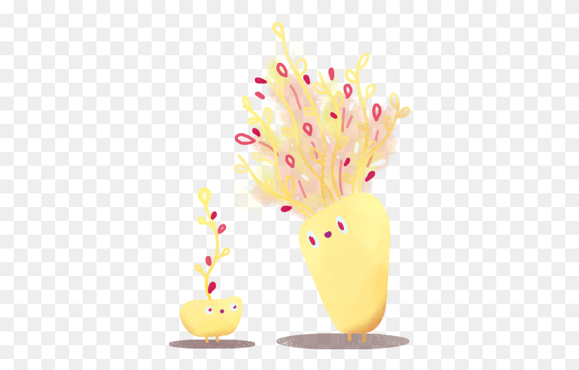 352x476 Иллюстрация, Растение, Пыльник, Цветок Png Скачать