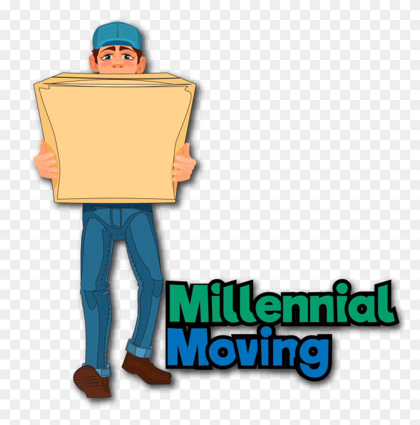 1028x1043 Illustration, Package Delivery, Person, Carton HD PNG Download
