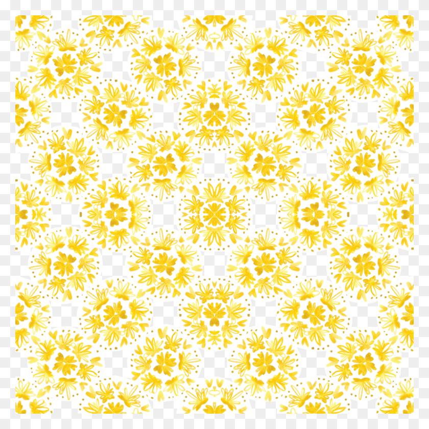 800x800 Иллюстрация, Узор, Ковер Hd Png Скачать
