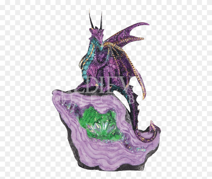 462x649 Illustration, Dragon, Purple HD PNG Download