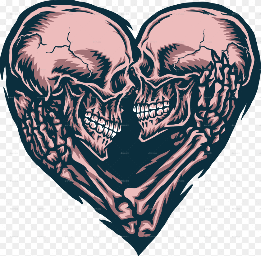 Illustration, Heart, Person, Skin, Tattoo Transparent PNG