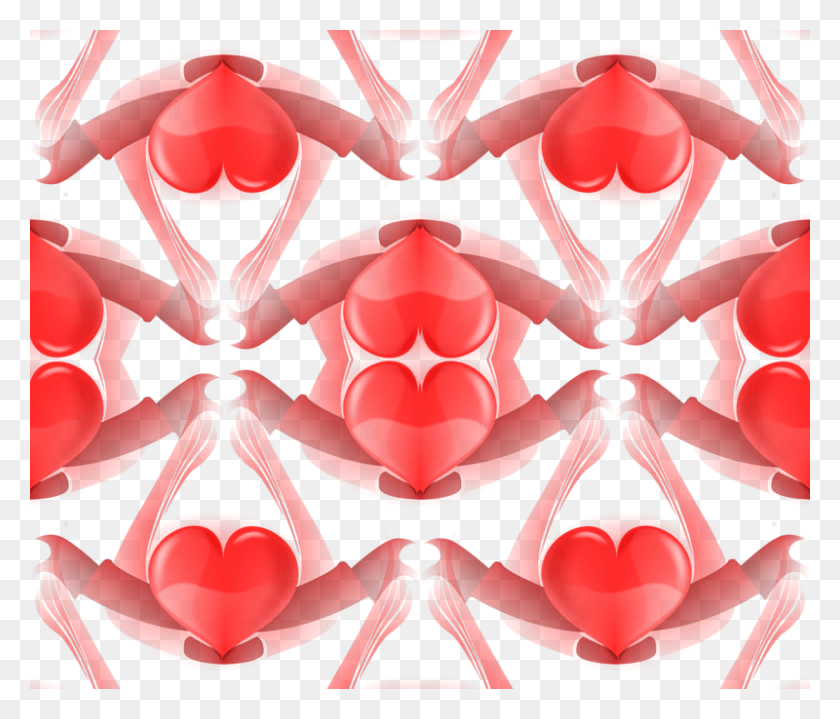 800x676 Illustration, Heart, Hourglass, Maroon HD PNG Download