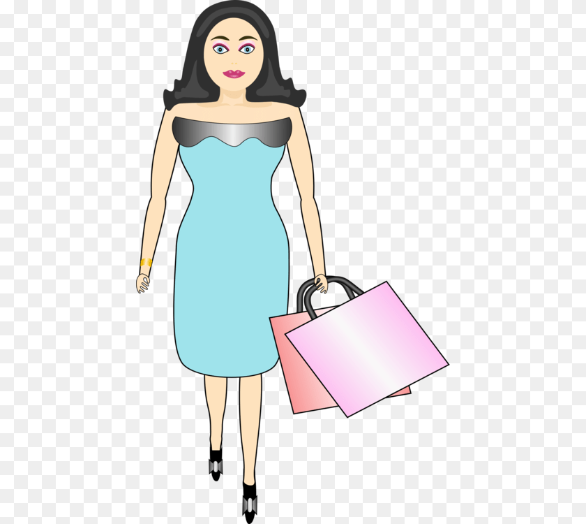 Illustration Girl, Adult, Shopping, Person, Female Transparent PNG