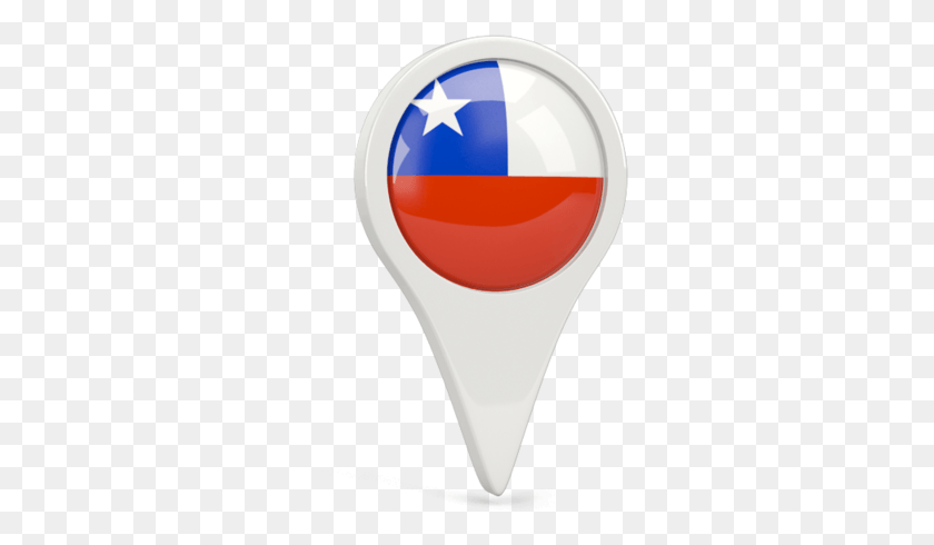 291x430 Illustration Of Flag Of Chile Chile Flag Pin, Light, Tape, Symbol HD PNG Download