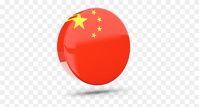 361x392 Иллюстрация Флага Китая Круг, Мяч, Воздушный Шар Hd Png Скачать