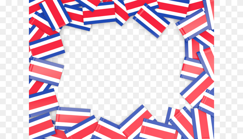 640x480 Illustration Of Flag Of Costa Rica PNG