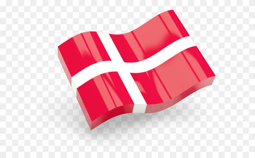 583x460 Illustration Of Flag Of Denmark Trinidad And Tobago, Gift, Sweets, Food HD PNG Download