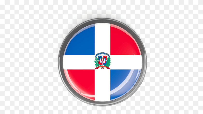 386x415 Illustration Of Flag Of Dominican Republic Dominican Republic Flag, Symbol, Logo, Trademark HD PNG Download