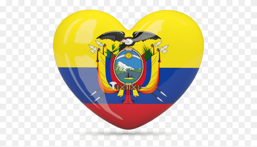 496x422 Illustration Of Flag Of Ecuador Drapeau De L Quateur, Logo, Symbol, Trademark HD PNG Download