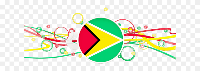 641x240 Ilustración De La Bandera De Guyana, Afganistán, Diseño De La Bandera, Gráficos, Pac Man Hd Png