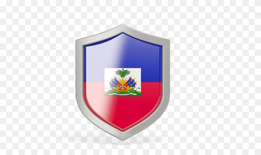 593x439 Иллюстрация Флага Гаити Прозрачный Флаг Гаити, Броня, Щит Png Скачать
