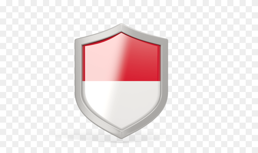 593x439 Illustration Of Flag Of Indonesia Shield Logo Format, Armor HD PNG Download