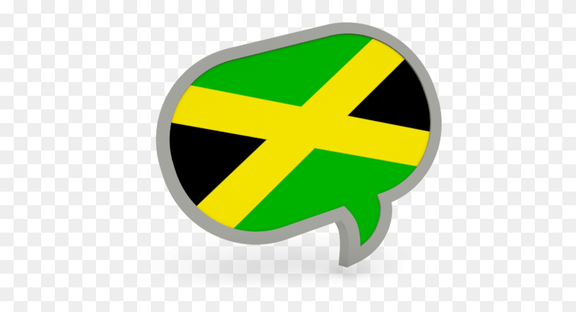 450x396 Illustration Of Flag Of Jamaica Emblem, Symbol, Logo, Trademark HD PNG Download