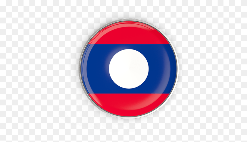 500x425 Illustration Of Flag Of Laos Laos Flag Round, Logo, Symbol, Trademark HD PNG Download