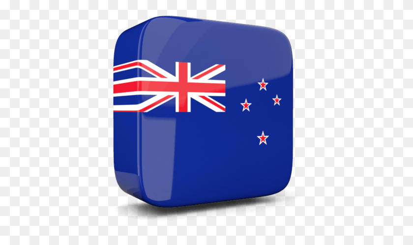 404x439 Illustration Of Flag Of New Zealand Australia Flag Square Icon, Gift, First Aid HD PNG Download
