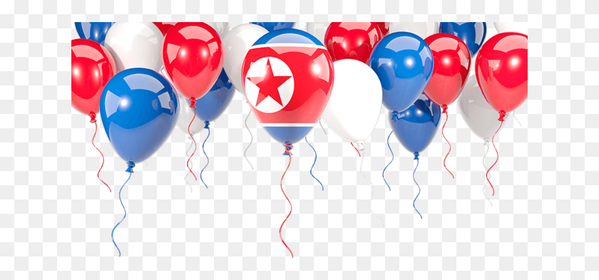 641x333 Иллюстрация Флага Северной Кореи Флаг Бангладеш Фоторамка, Воздушный Шар, Мяч Hd Png Скачать