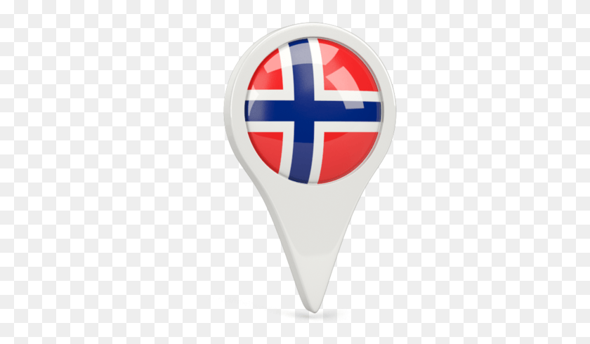 291x430 Illustration Of Flag Of Norway Norway Flag Pin, Racket, Tennis Racket, Label HD PNG Download