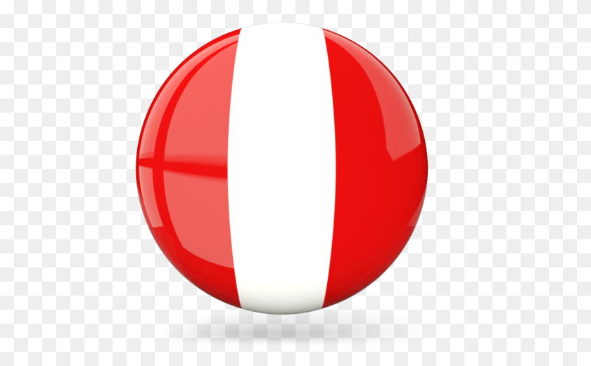 458x460 Illustration Of Flag Of Peru Peru Flag Round Icon, Ball, Balloon, Tape HD PNG Download