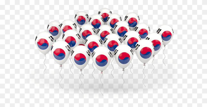 628x375 Illustration Of Flag Of South Korea Footbag, Ball, Balloon, Helmet HD PNG Download
