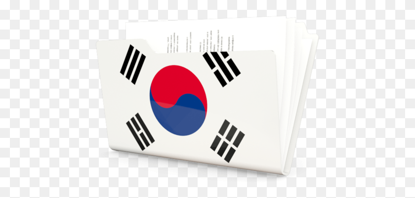 455x342 Ilustración De La Bandera De Corea Del Sur Bandera De Corea Del Sur Emoji, Texto, Primeros Auxilios, Símbolo Hd Png