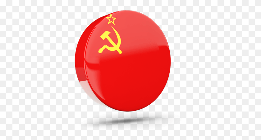 361x392 Bandera De La Unión Soviética Bandera De La Unión Soviética Redonda, Bola, Globo, Texto Hd Png