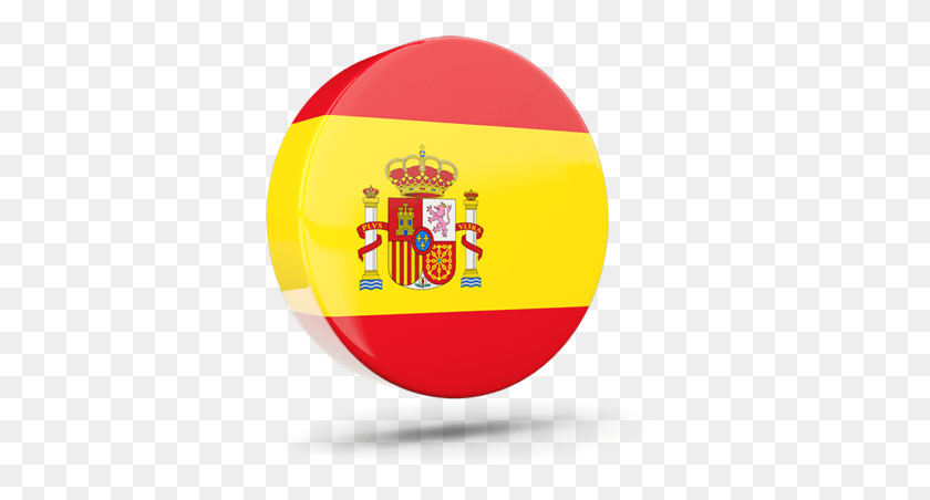 361x392 Illustration Of Flag Of Spain Spain Flag 3d, Balloon, Ball, Logo HD PNG Download
