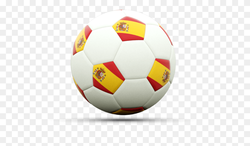 641x430 Иллюстрация Флага Испании Футбольный Мяч Испания, Мяч, Футбол, Футбол Png Скачать
