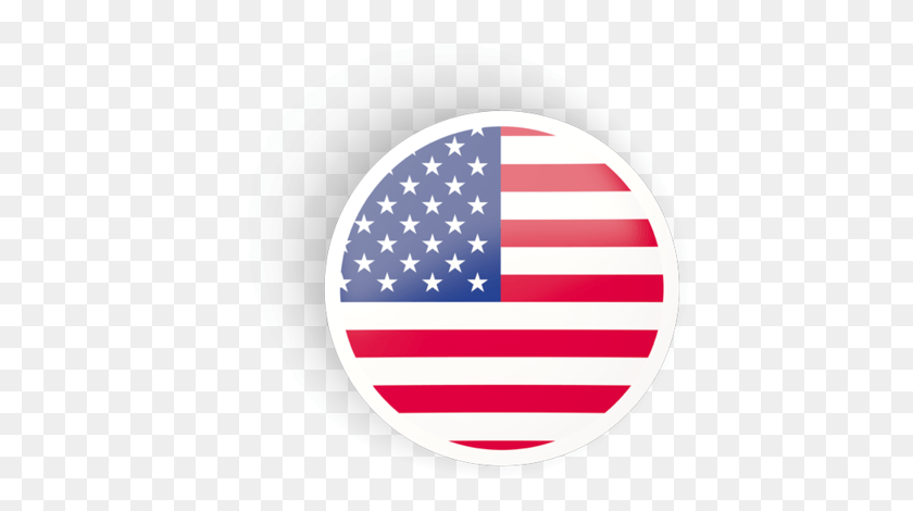 432x410 Illustration Of Flag Of United States Of America American Flag Round, Symbol HD PNG Download