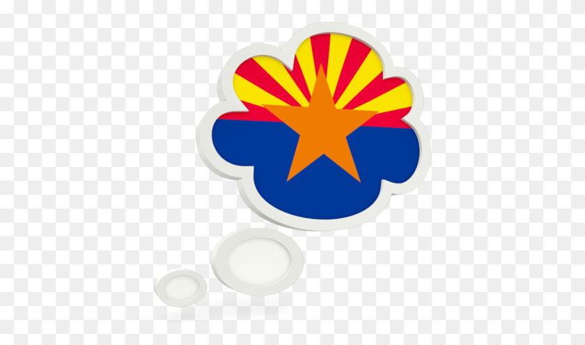 400x436 Illustration Of Flag Ofltbr Gt Arizona Emblem, Symbol, Star Symbol, Logo HD PNG Download