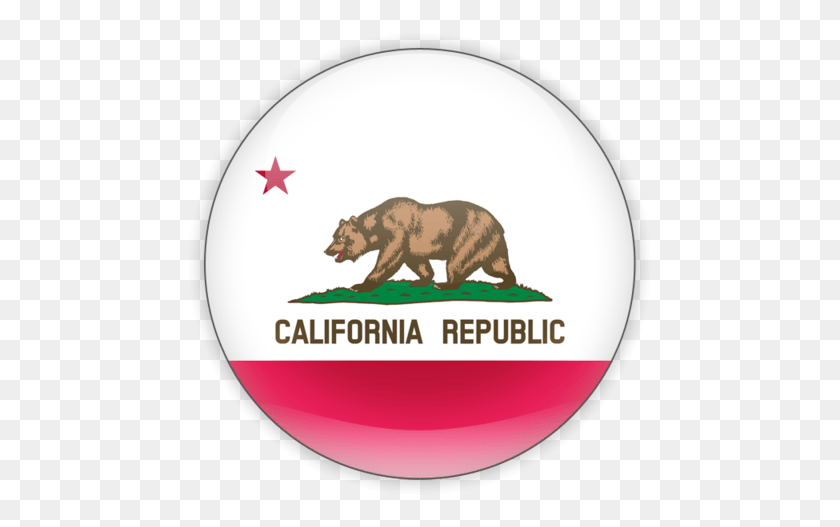 467x467 Иллюстрация Флага Ofltbr Gt Калифорния Государственный Флаг Калифорнии, Млекопитающее, Животное, Дикая Природа Hd Png Скачать