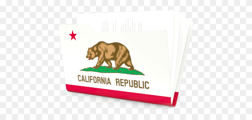 455x340 Illustration Of Flag Ofltbr Gt California California Usa Flag, Mammal, Animal, Wildlife HD PNG Download