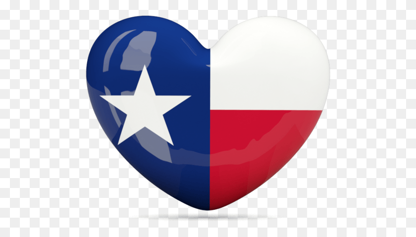 496x419 Иллюстрация Флага Ofltbr Gt Техас Сердце С Флагом Техаса, Воздушный Шар, Мяч, Символ Png Скачать