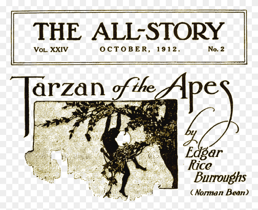 791x634 Illustration Tarzan Of The Apes Illustrated, Text, Map, Diagram HD PNG Download