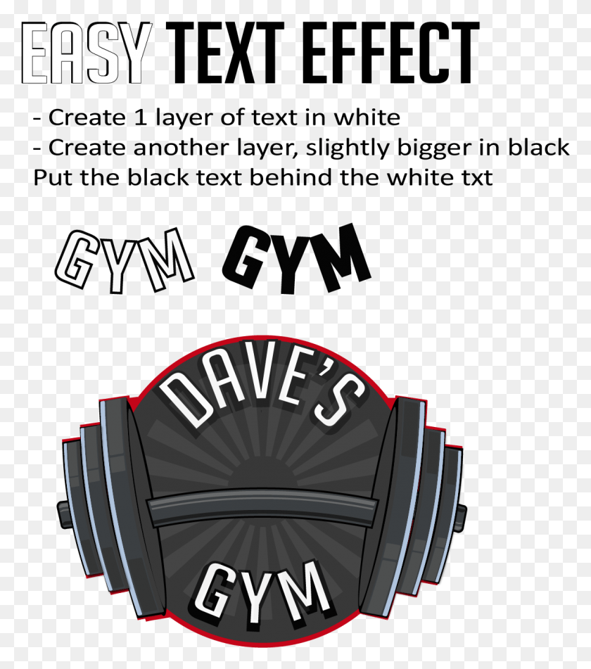 1129x1291 Illustrator Easy Text Effects Parallel, Clothing, Apparel, Dynamite HD PNG Download