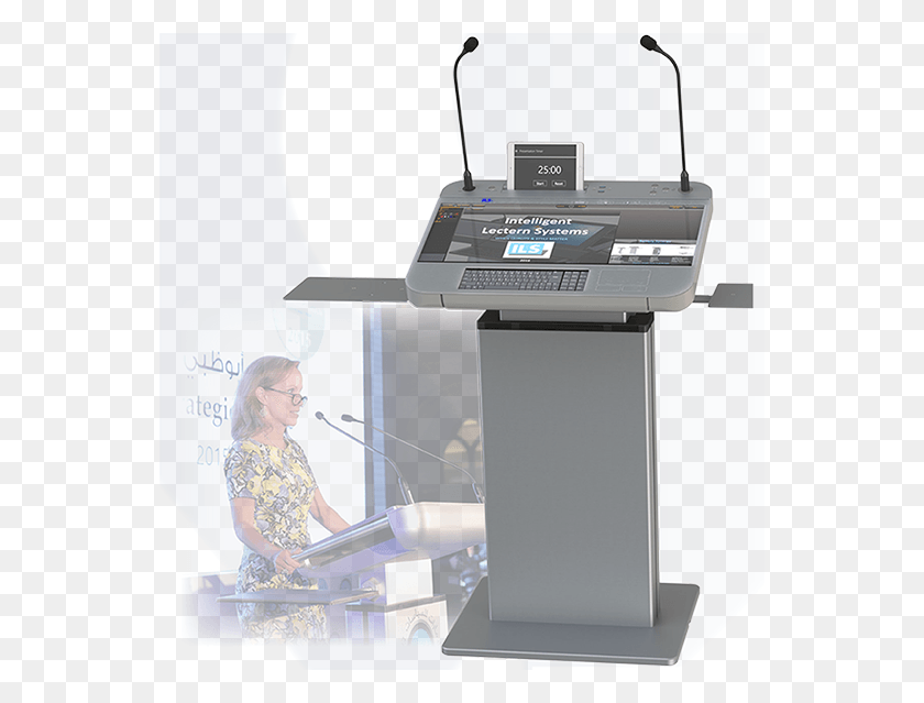550x579 Ils Intelligent Lectern Systems Treadmill, Person, Human, Machine Descargar Hd Png